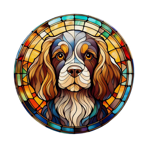 Cavalier King Charles Spaniel Glass Suncatcher Worktop Saver